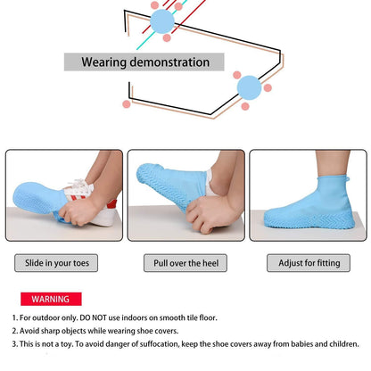 Shoe Cover-Silicone Reusable Anti skid shoe Protector